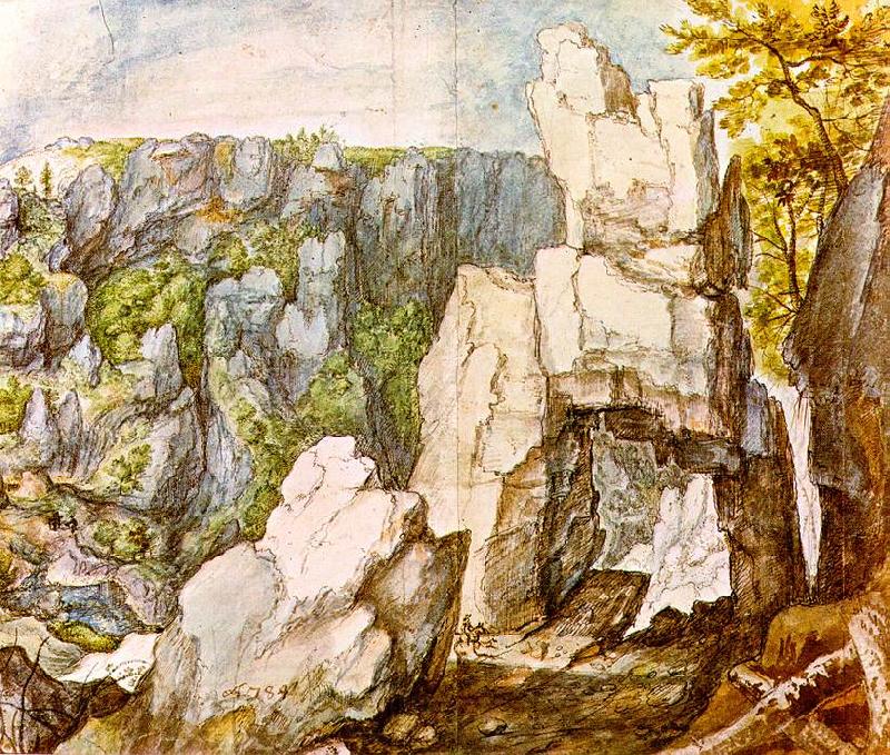 Roelant Savery Rocky Landscape France oil painting art